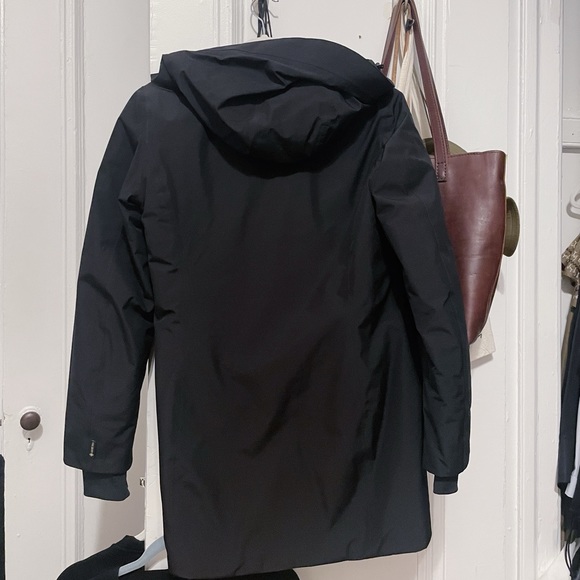 [Like New] Woolrich Gore-Tex Tech Arctic Parka Medium Black - Picture 2 of 9